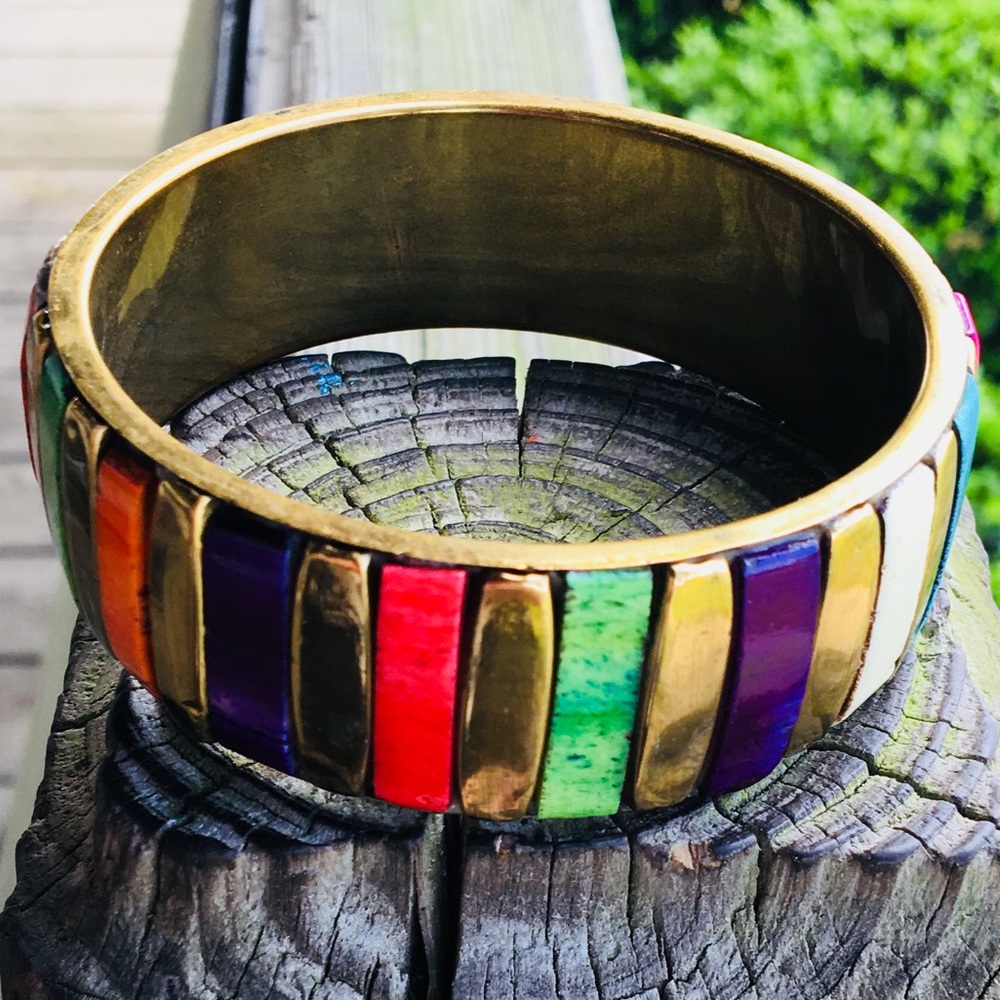 Host Pick Vibrant Multi-Colored Bangle - image 3